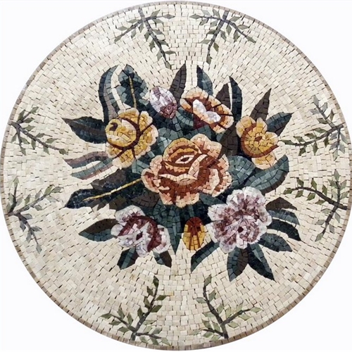 Marble Mosaic Medallion Mm