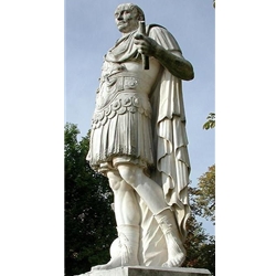 bronze statue of julius caesar