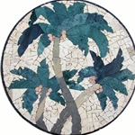 Marble Mosaic Medallion - MP081