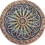 Marble Mosaic Medallion - MM030