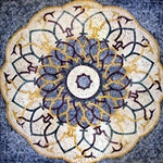 Marble Mosaic Geometric Design - MG042