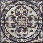 Marble Mosaic Geometric Design - MG046A