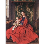 Madonna with the Child Reading 1433 Jan Van Eyck