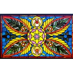 Stained window glass panel LTSP34-20∕01