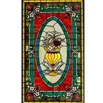 Stained window glass panel LTSP34-20∕14