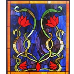 Stained window glass panel LTSP24-20∕22