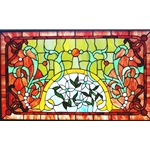 Stained window glass panel LTSP20-34∕27