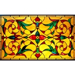 Stained window glass panel LTSP36-21∕28