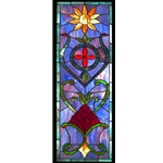 Stained window glass panel LTSP45-15∕34