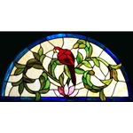 Stained window glass panel LTSP15R-30∕37A