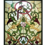 Stained window glass panel LTSP37-30∕37B