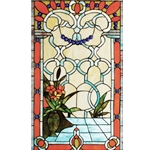 Stained window glass panel LTSP34-20∕40