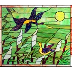 Stained window glass panel LTSP25-30∕42B