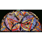 Stained window glass panel LTSP19R-39∕48