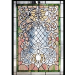 Stained window glass panel LTSPB36-24∕51