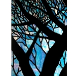 Stained window glass panel LTSP39-29∕53