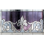 Stained window glass panel LTSPB18-32∕55