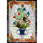 Stained window glass panel LTSP37-25∕60