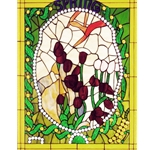 Stained window glass panel LTSP30-23∕61