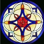 Stained window glass panel LTSP20D∕85