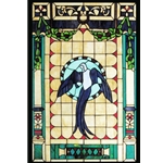 Stained window glass panel LTSP36-23∕153