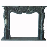 Hand-carved Marble Fireplace Mantel - SF-001