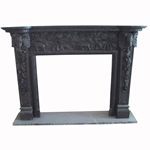 Hand-carved Marble Fireplace Mantel - SF-019