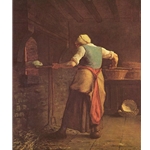 Woman Baking Bread