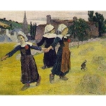 Breton Girls Dancing Pont-Aven 1888 Paul Eugene-Henri Gauguin
