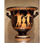 Bell Krater Dionysos and Pan