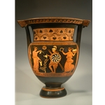 Column Krater Female Holding Situla