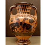 Neck Amphora Animals Louvre
