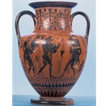 Neck Amphora with Satyrs and Maenads