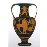 Nikosthenic Amphora Centaur with Hare