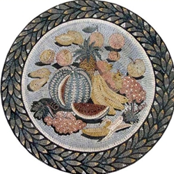 Marble Mosaic Medallion - MM043
