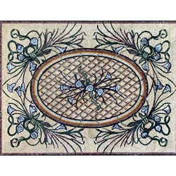 Marble Mosaic Rugs - MG096