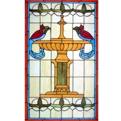 Stained window glass panel LTSP34-20∕20