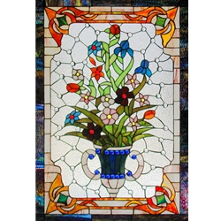 Stained window glass panel LTSP38-25∕126