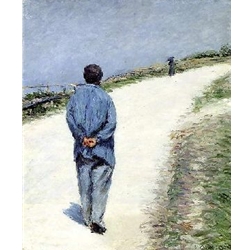 Man in a Smock or Father Magliore on the Road between Saint-Clair and Etretat Gustave