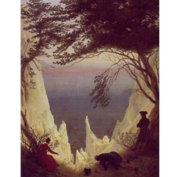Chalk Cliffs on Rugen, 1818-19, Caspar David Friedrich