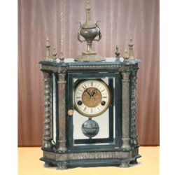 Marble-Brass Clock-K1252