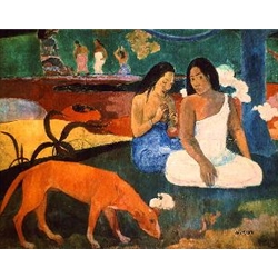 Arearea Joyousness 1892 Paul Eugene-Henri Gauguin