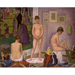 The Models large version 1887-88 Georges-Pierre Seurat