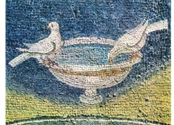 Byzantine Mosaic -Doves