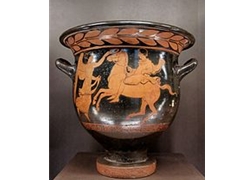 Bell Krater with the Young Horseman Being Crowned