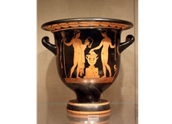 Bell Krater Dionysos and Pan