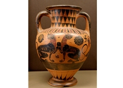 Neck Amphora Animals Louvre