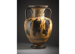 Neck Amphora Apollo Playing The Kithara