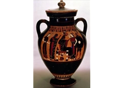 Belly Amphora Birth of Athena