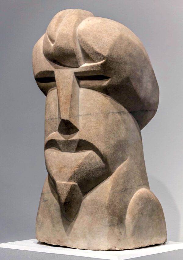 Hieratic Head of Ezra Pound 